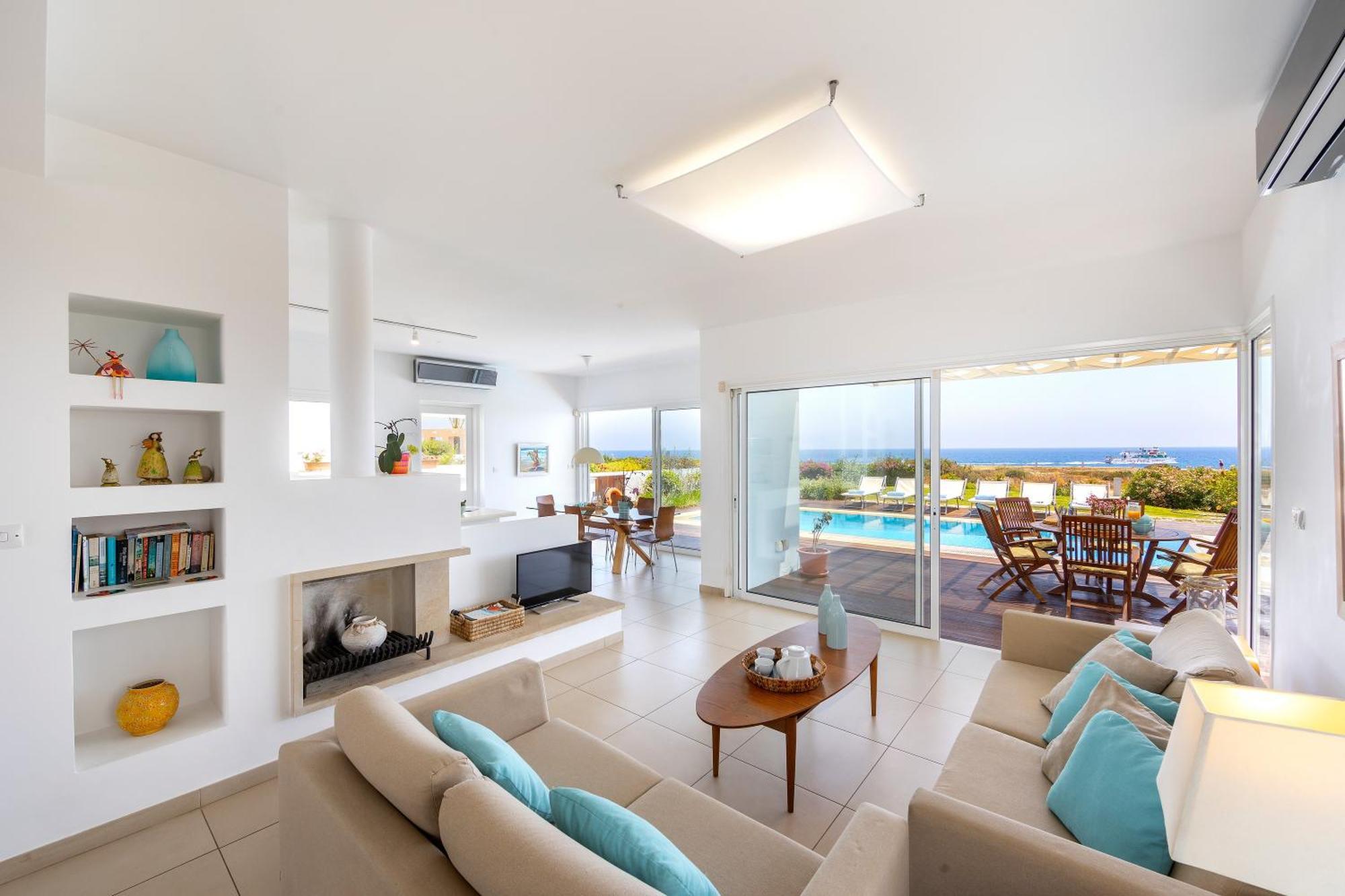 Protaras Beachfront Villa Alia Dış mekan fotoğraf